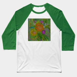 Abstract Floral collection Baseball T-Shirt